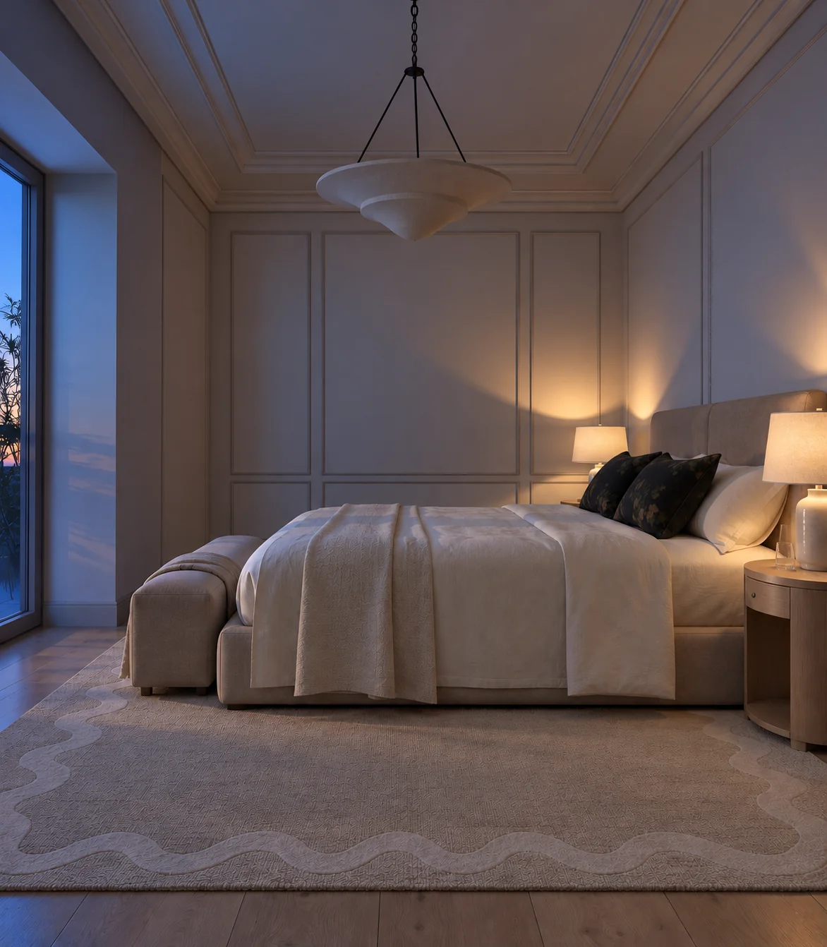 T1 bedroom with loggia