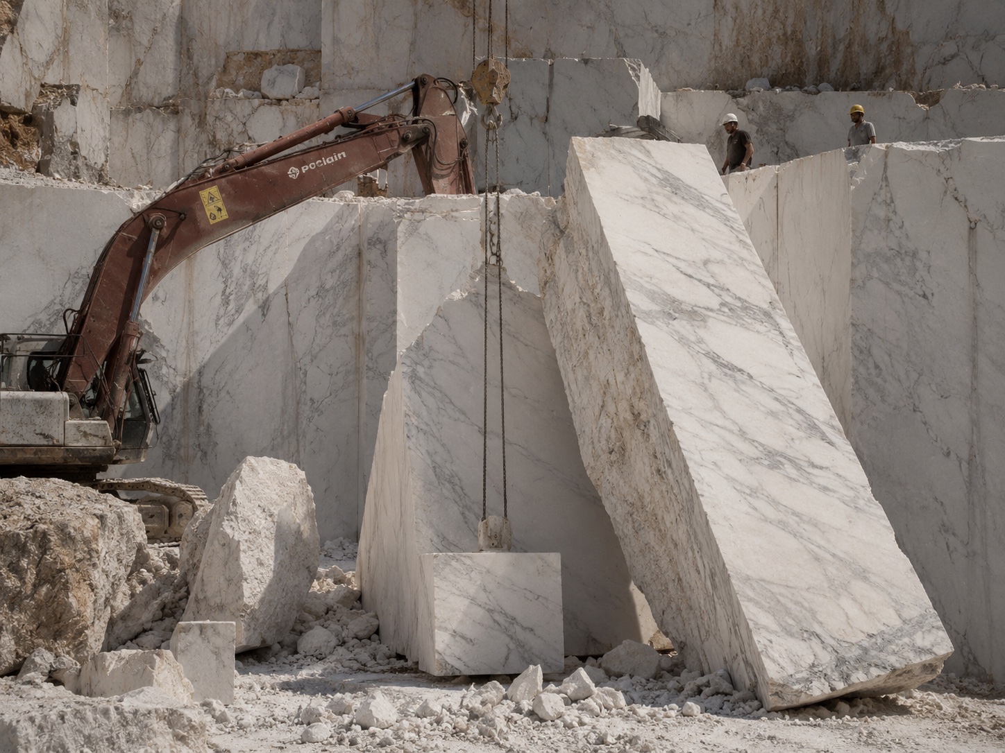 Marble quarry — natural stone extraction